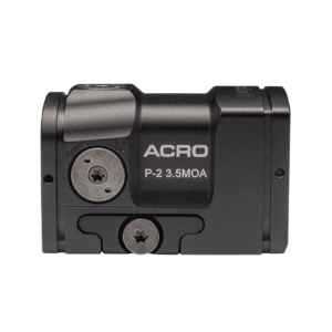 AIMPOINT ACRO P-2 3.5 MOA RED DOT REFLEX SIGHT WITH INTEGRATED ACRO INTERFACE left side view