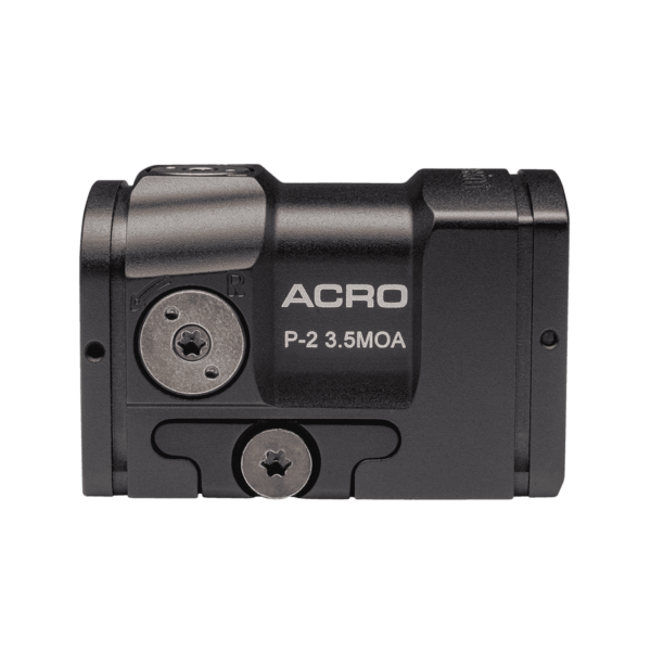 AIMPOINT ACRO P-2 3.5 MOA RED DOT REFLEX SIGHT WITH INTEGRATED ACRO INTERFACE left side view