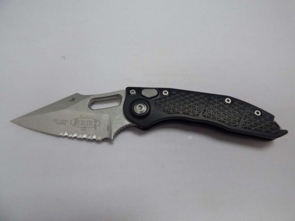 MICROTECH STITCH AUTO SINGLE EDGE STONEWASH PARTIAL SERRATED EDGE DOWN