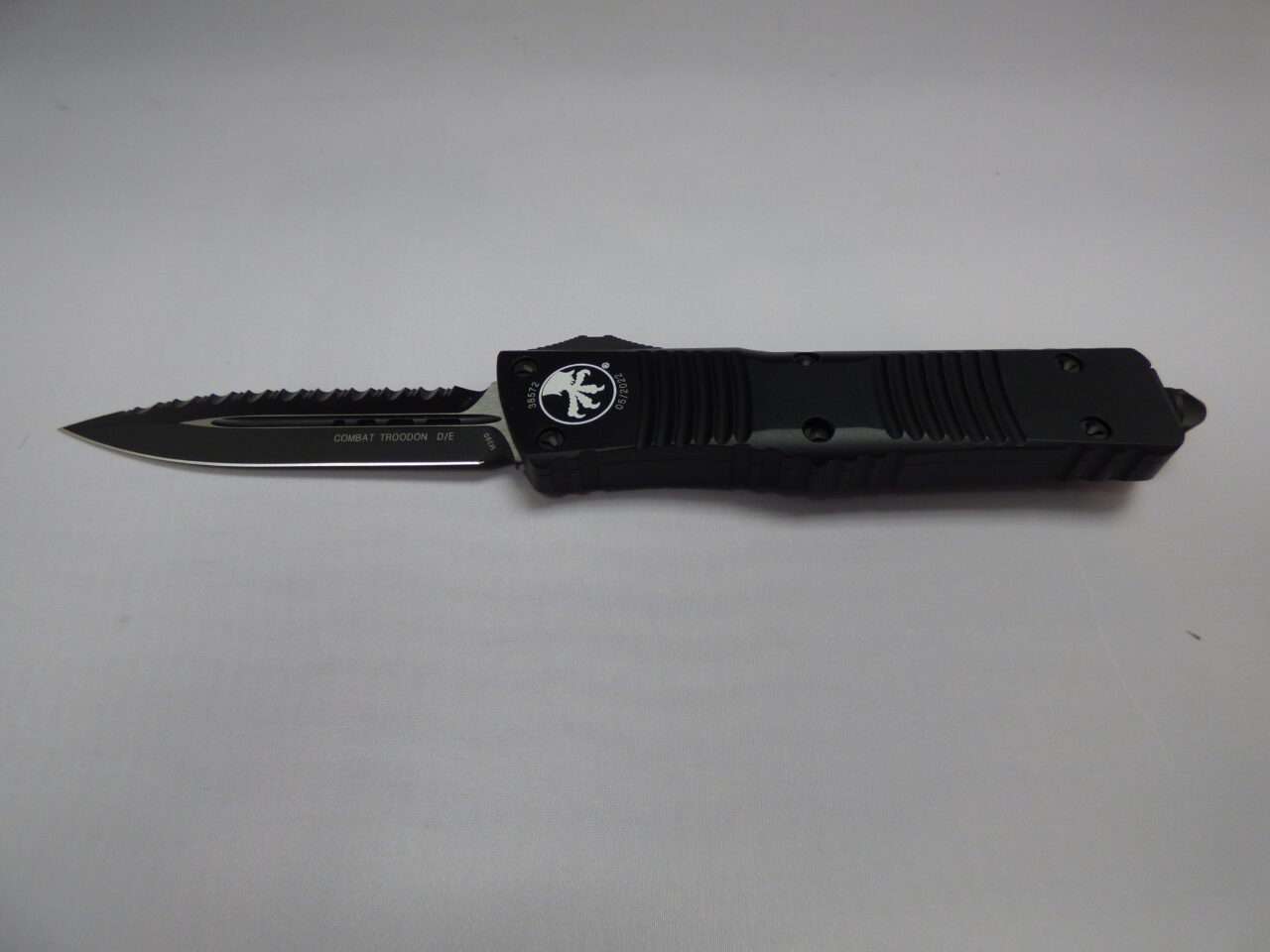 MICROTECH COMBAT TROODON DOUBLE EDGE TACTICAL FULL SERRATED BOX