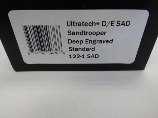 MICROTECH ULTRATECH DOUBLE EDGED SANDTROOPER DEEP ENGRAVED STANDARD LABEL