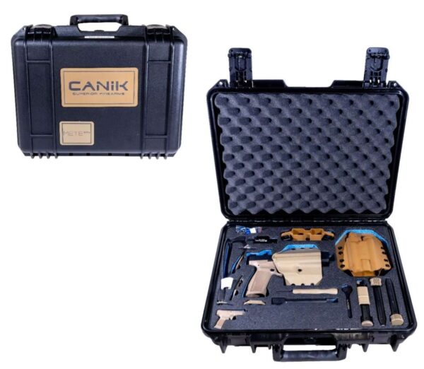 CANIK METE SFX OPTIC READY LOADOUT PACKAGE 9MM ALL ITEMS IN CASE WITH CASE CLOSED