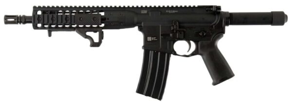 LWRC IC DI PISTOL BLACK 5.56 NATO NO BRACE LEFT SIDE VIEW
