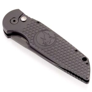NIGHTHAWK CUSTOM PROTECH TR-3.01 BLACK DIMPLED CLOSED CLIP SIDE