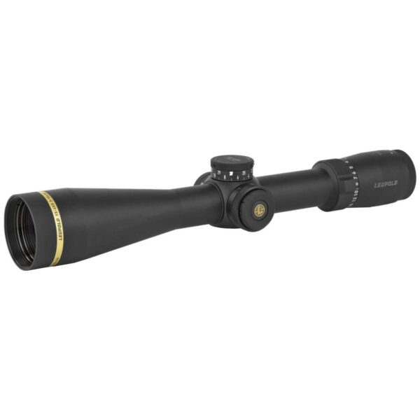 LEUPOLD VX-6HD 3-18X44 CDS-ZL2 SIDE FOCUS ILLUMINATED FIREDOT DUPLEX LEFT SIDE VIEW FRONT ANGLE