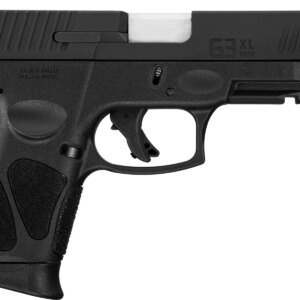 TAURUS G3XL TENIFER MATTE BLACK STEEL SIGHTS LEFT SIDE VIEW FRONT ANGLE