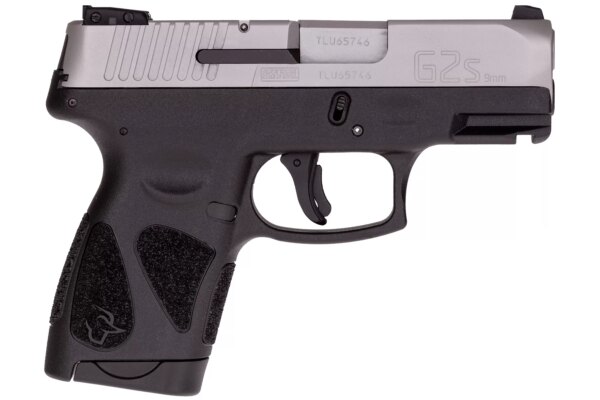 TAURUS G2S MATTE STAINLESS LEFT SIDE VIEW REAR ANGLE