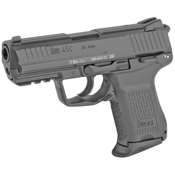 HECKLER & KOCH HK45C V1 DA/SA .45ACP LEFT SIDE VIEW FRONT ANGLE