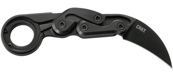 CRKT PROVOKE BLACK LEFT SIDE VIEW OPEN
