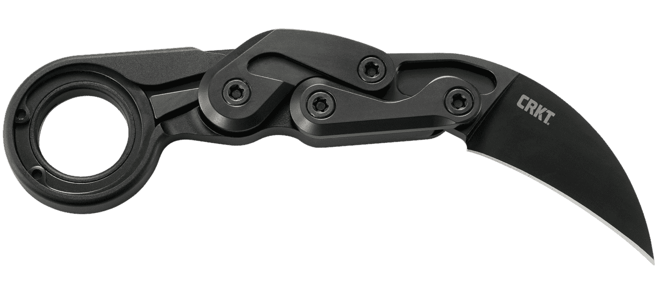 CRKT PROVOKE BLACK LEFT SIDE VIEW OPEN
