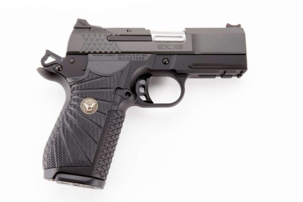 WILSON COMBAT EDC X9 3.25" LIGHTRAIL BLACK BOTTOM RIGHT SIDE VIEW