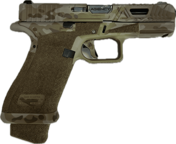 AGENCY G19X EXA TROPIC CAM IOS 9MM LEFT SIDE VIEW
