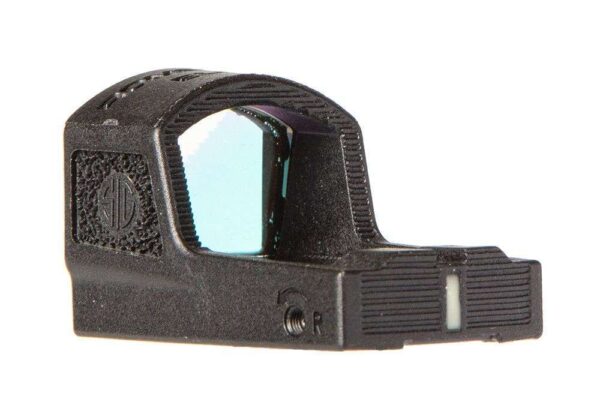 SIG SAUER ROMEOZERO ELITE 1X24MM CIRCLE DOT LEFT SIDE VIEW REAR ANGLE