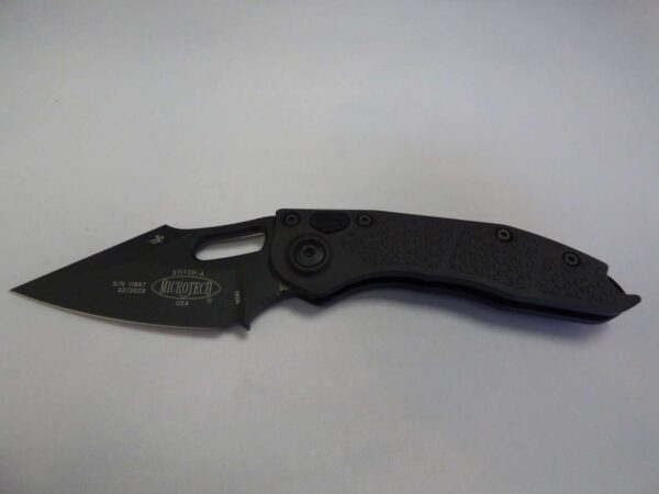 MICROTECH STITCH AUTO SINGLE EDGED TACITCAL STANDARDEDGE DOWN