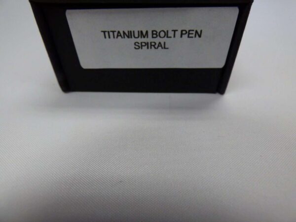 CHAVES TITANIUM BOLT PEN SPIRAL LABEL