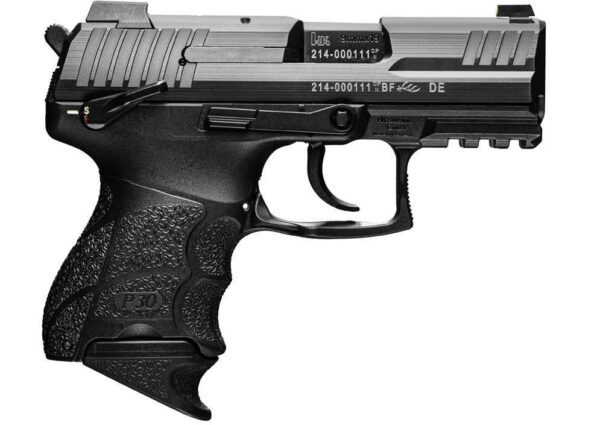 HECKLER & KOCH P30SKS V3 NIGHT SIGHTS 13 ROUND MAGAZINE LEFT SIDE VIEW