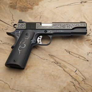 CABOT GUN OF THE MONTH MAY 2023 THE AMERICAN FLAIR 1911 .45ACP LEFT SIDE VIEW