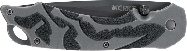 CRKT MOXIE GREY/BLACK LEFT SIDE VIEW CLOSED
