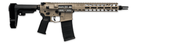 RADIAN MODEL 1 PISTOL 10.5" FLAT DARK EARTH 223 WYLDE RIGHT SIDE VIEW