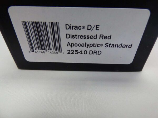 MICROTECH DIRAC DOUBLE EDGE DISTRESSED RED APOCALYPTIC STANDARD LABEL