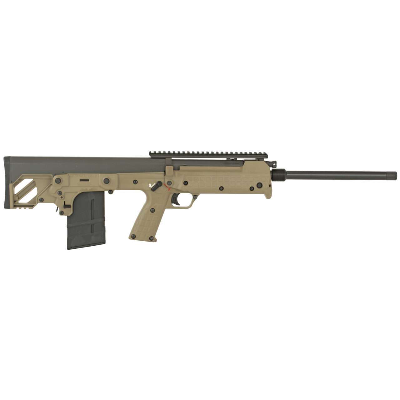 KELTEC RFB HUNTER TAN 24" 7.62 NATO LEFT SIDE VIEW FRONT ANGLE