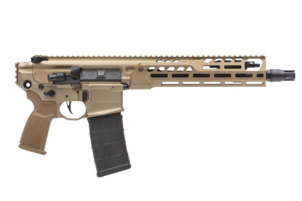 SIG SAUER MCX-SPEAR LT PISTOL 11.5" COYOTE 5.56 NATO RIGHT SIDE VIEW