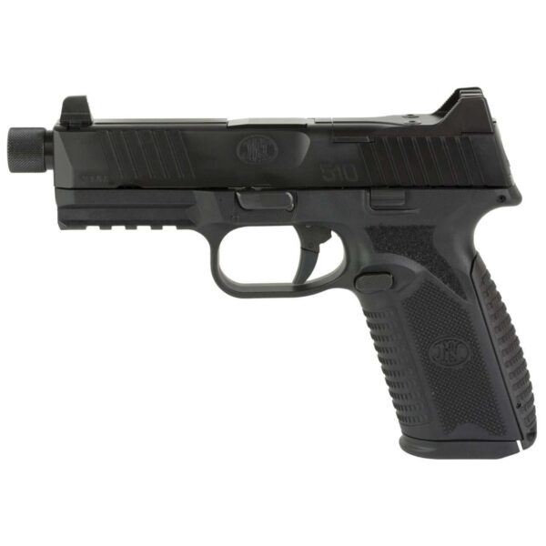 FN HERSTAL 510T TACTICAL BLACK NIGHT SIGHTS 10MM LEFT SIDE VIEW