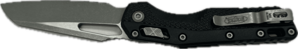 MICROTECH KNIVES MSI SINGLE EDGE 30TH ANNIVERSARY POLYMER BLACK APOCALYPTIC STANDARD LABEL