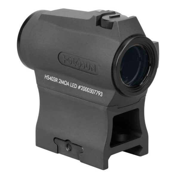 HOLOSUN HS403R MICRO RED DOT LEFT SIDE VIEW REAR ANGLE