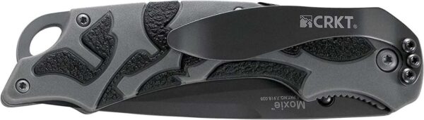 CRKT MOXIE GREY/BLACK RIGHT SIDE VIEW CLOSED
