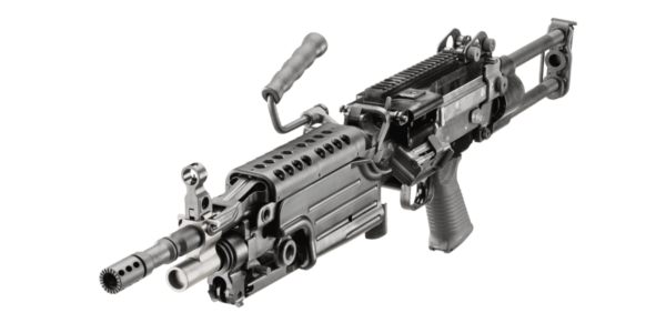m249s para black left side view angle top