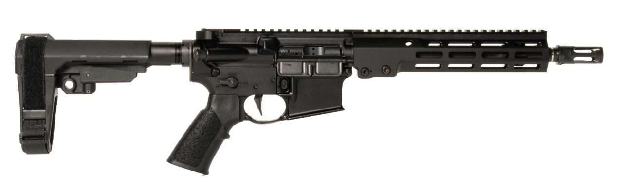 GEISSELE SUPER DUTY PISTOL 10.3" 5.56MM LUNA BLACK LEFT SIDE VIEW
