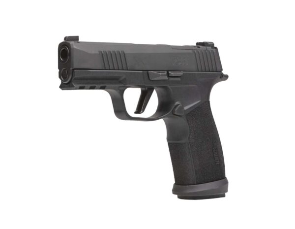 SIG SAUER P365 X-MACRO TACOPS 9MM LEFT SIDE VIEW FRONT ANGLE