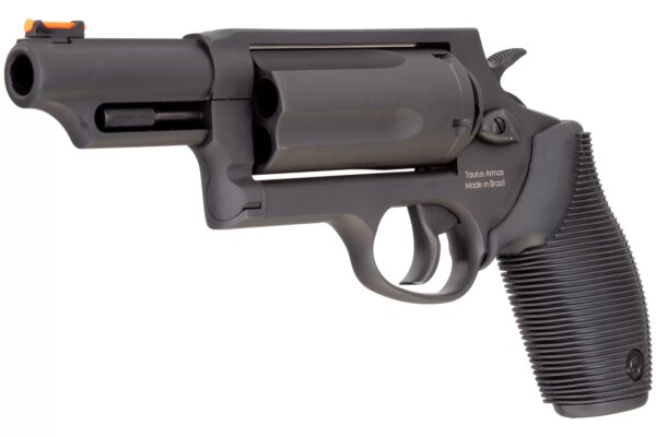 TAURUS JUDE MAGNUM MATTE BLACK OXIDE 3" LEFT SIDE VIEW FRONT ANGLE