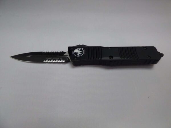 MICROTECH COMBAT TROODON DOUBLE EDGE TACTICAL PARTIAL SERRATED BOX