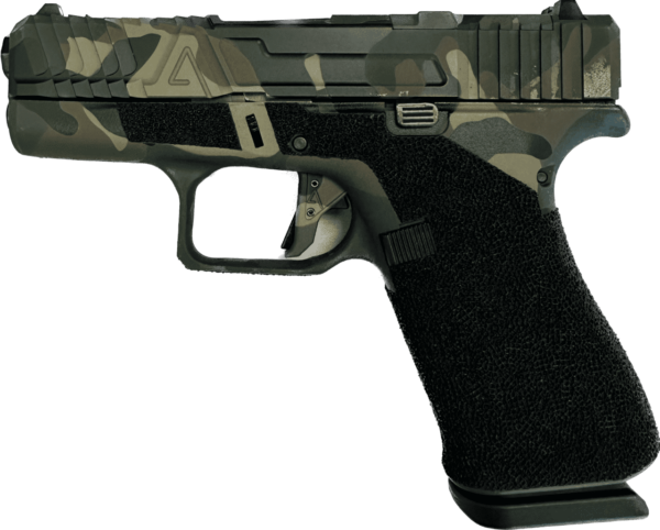 AGENCY ARMS GLOCK 43X EXA PORTED M81 OPTIC READY 9MM LEFT SIDE VIEW
