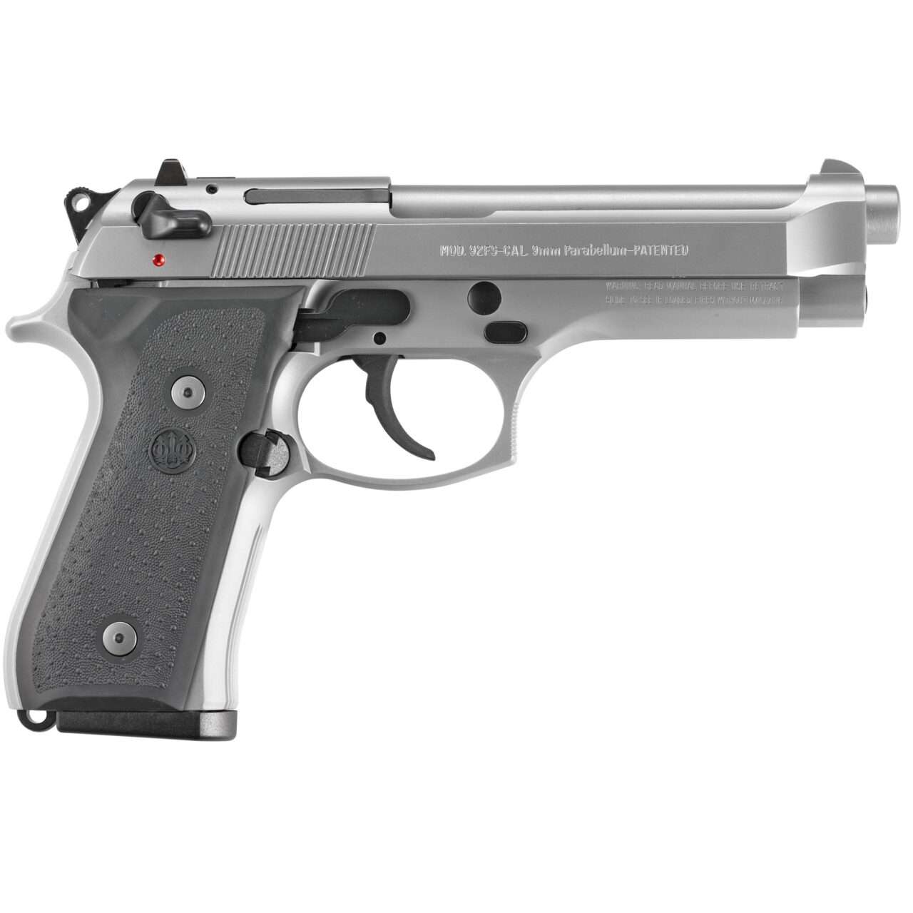 BERETTA 92FS INOX 9MM RIGHT SIDE VIEW