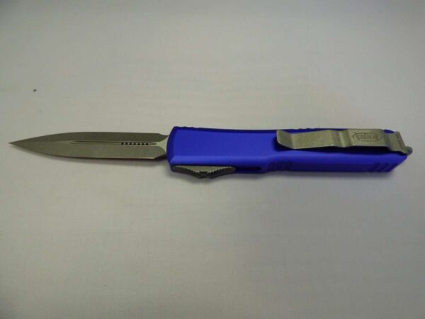 MICROTECH ULTRATECH DOUBLE EDGED PURPLE APOCALYPIC STANDARD CLIP SIDE