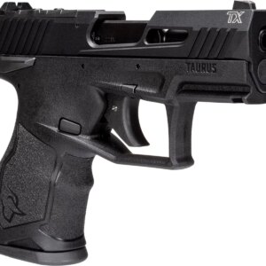 TAURUS TX22 COMPACT MANUAL SAFETY 22LR TOP RIGHT SIDE VIEW FRONT ANLGE