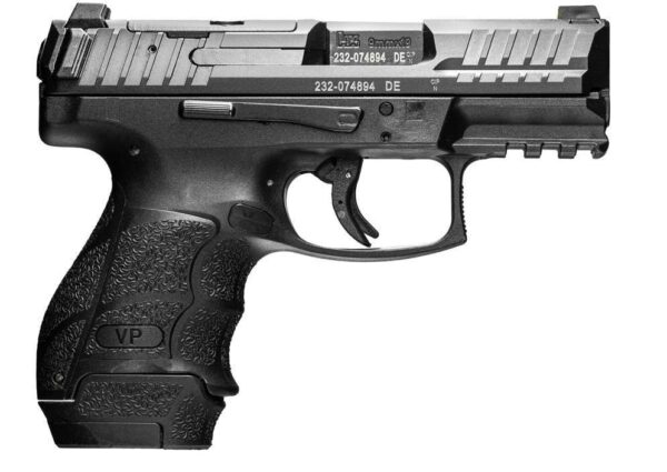 HECKLER & KOCH VP9SK-B OPIC READY BLACK 12&15RND 9MM RIGHT SIDE VIEW 15 ROUND MAGAZINE
