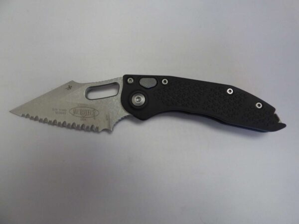 MICROTECH STITCH AUTO SINGLE EDGED STONEWASH FULL SERRATED LABEL