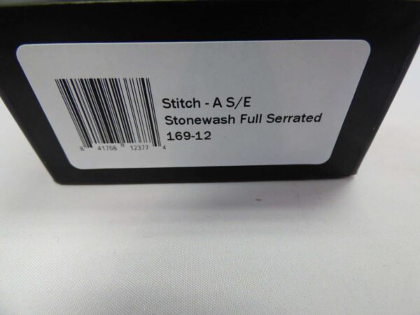 MICROTECH STITCH AUTO SINGLE EDGED STONEWASH FULL SERRATED LABEL