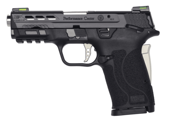 PERFORMANCE CENTER® M&P®9 SHIELD™ EZ® SILVER PORTED BARREL MANUAL THUMB SAFETY