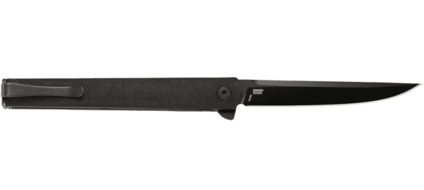 CRKT CEO FLIPPER BLACKOUT LEFT SIDE VIEW OPEN