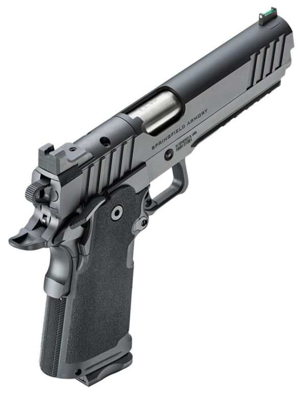SPRINGFIELD ARMORY 1911 DS PRODIGY 5" AOS TOP RIGHT SIDE VIEW REAR ANGLE