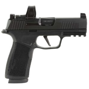 SIG SAUER P365X-MACRO ROMEOZERO ELITE 9MM LEFT SIDE VIEW FRONT ANGLE