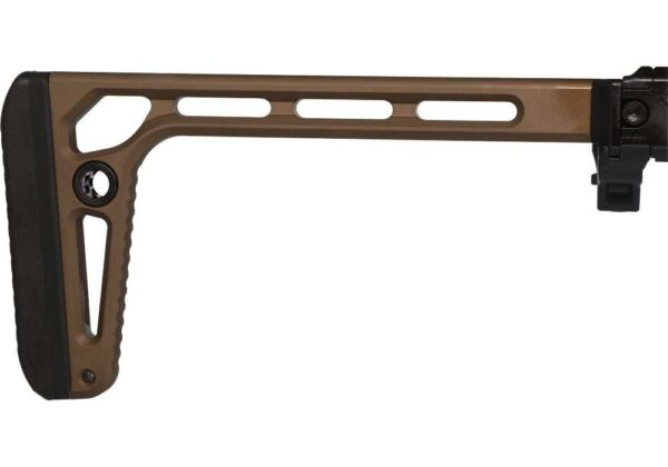 SIG SAUER MCX/MPX FOLDING STOCK MINIMALIST PLUS COYOTE LEFT SIDE VIEW
