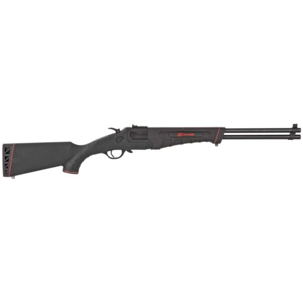 SAVAGE ARMS MODEL 42 TAKEDOWN COMPACT .410/.22LR LEFT SIDE VIEW FRONT ANGLE