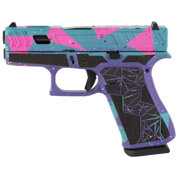 GLOCK SHARK COAST TACTICAL 43X OPTIC READY 80S DAY 9MM LEFT SIDE VIEW