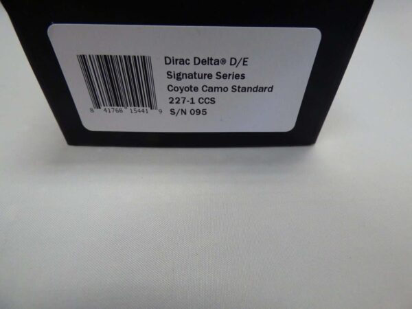 MICROTECH DIRAC DELTA DOUBLE EDGE SIGNATURE SERIES COYOTE CAMO STANDARD LABEL
